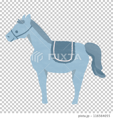 Horse (light blue and blue) texture available Horse (light blue and blue) texture available 116564055
