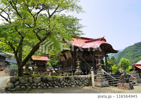 埼玉県秩父郡小鹿野町河原沢の龍頭(りゅうとう)神社 埼玉県秩父郡小鹿野町河原沢の龍頭(りゅうとう)神社 116564945