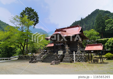 埼玉県秩父郡小鹿野町河原沢の龍頭(りゅうとう)神社 埼玉県秩父郡小鹿野町河原沢の龍頭(りゅうとう)神社 116565265