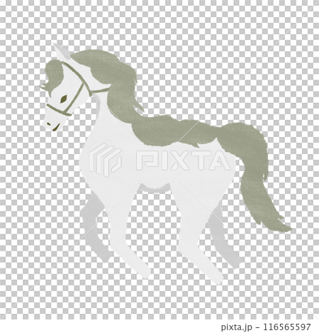 Horse (white and dark beige) texture available Horse (white and dark beige) texture available 116565597
