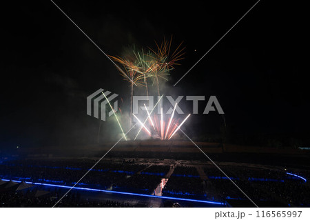 北海道 札幌 真駒内花火大会 夏 北海道 札幌 真駒内花火大会 夏 116565997