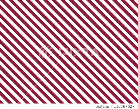 えんじ色と白のストライプ(縞模様)の背景・壁紙 えんじ色と白のストライプ(縞模様)の背景・壁紙 116567027