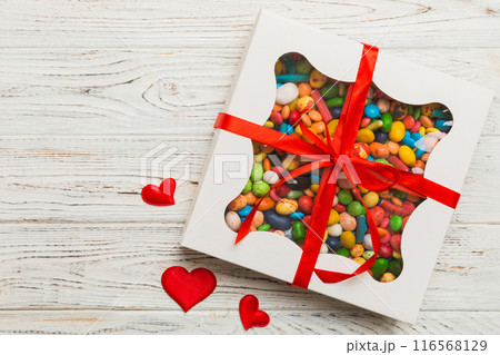 Valentine day composition 116568129