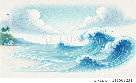夏の浜辺 116568231