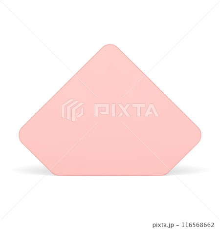 Pink polygonal wall angled geometric shape decorative design element front view realistic vector Pink polygonal wall angled geometric shape decorative design element front view realistic vector 116568662