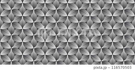 Leaf seamless pattern abstract background vector illustration Leaf seamless pattern abstract background vector illustration 116570503