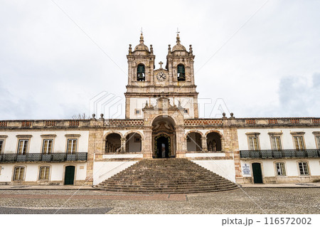 The famous Santuario de Nossa Senhora da Nazare, sanctuary of our lady. Nazare in Portugal The famous Santuario de Nossa Senhora da Nazare, sanctuary of our lady. Nazare in Portugal 116572002