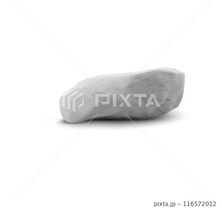 3d gray empty stone podium with rough surface and shadow. 3d gray empty stone podium with rough surface and shadow. 116572012