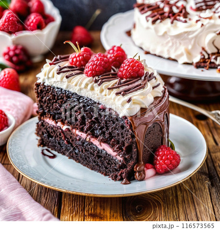 Cake is a delight at every celebration. 116573565