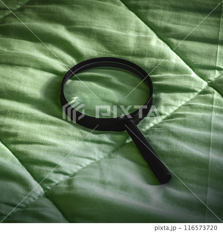 Magnifier on the blanket Magnifier on the blanket 116573720