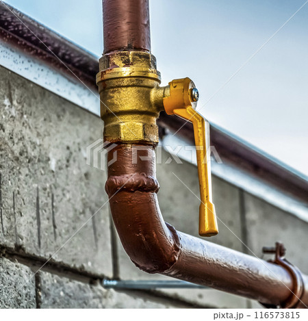 Gas pipe faucet Gas pipe faucet 116573815