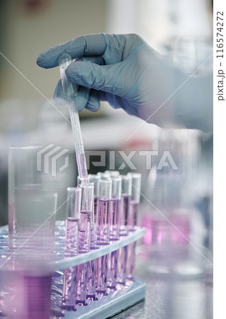 Dropping liquid substance from pipette Dropping liquid substance from pipette 116574272