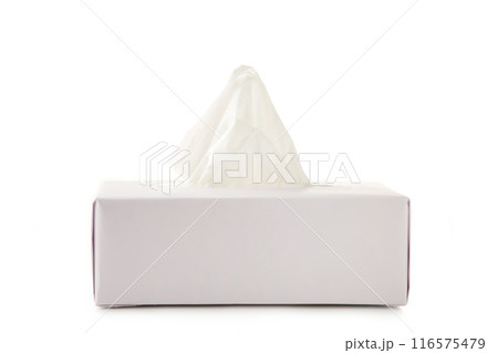 Tissue box isolated on a white background 116575479