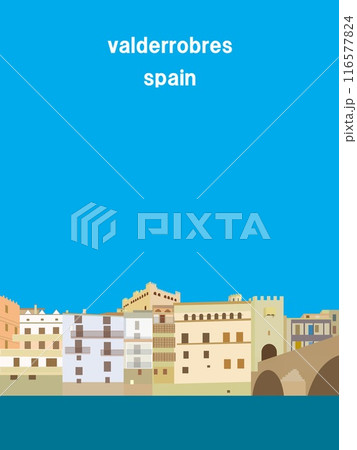 バルデロブレス　valderrobres　アラゴン　aragon　スペイン　spain 116577824