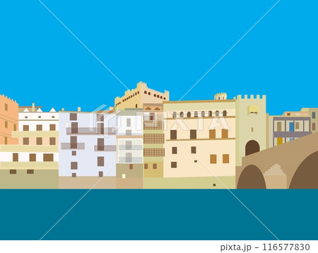 バルデロブレス　valderrobres　アラゴン　aragon　スペイン　spain 116577830