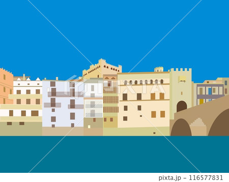 バルデロブレス　valderrobres　アラゴン　aragon　スペイン　spain 116577831
