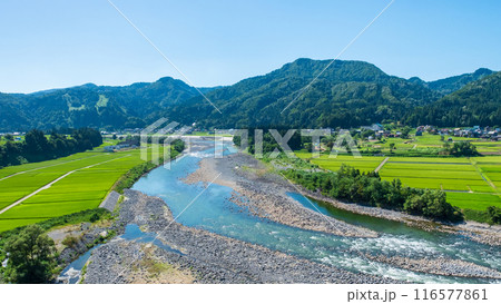 信濃川の展望地(新潟県津南町) 信濃川の展望地(新潟県津南町) 116577861