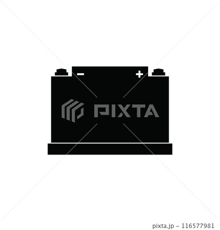 Car battery icon 116577981