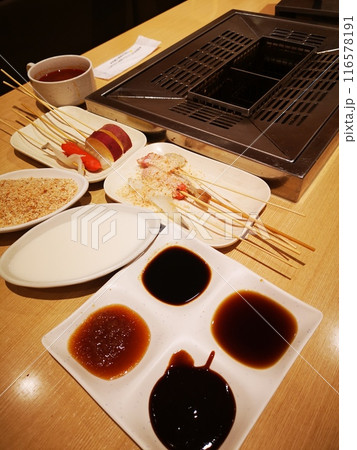 セルフサービスの串揚げ セルフサービスの串揚げ 116578191