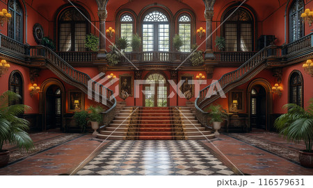 洋館のエントランス 116579631