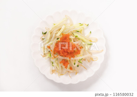 シシャモ卵ともやしとキュウリの和え物 シシャモ卵ともやしとキュウリの和え物 116580032