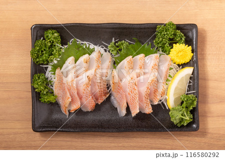 ［北海道産］きんき（吉次）お造り 116580292