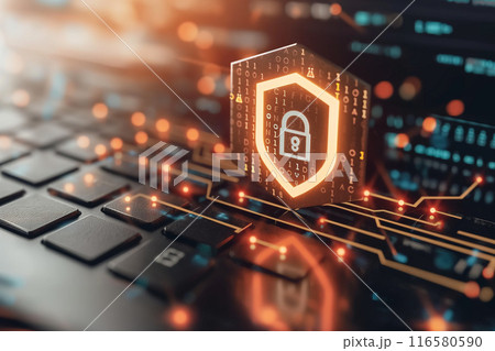 サイバーセキュリティのイメージ8　AI生成画像 116580590