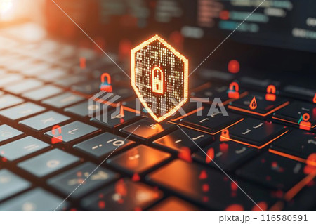 サイバーセキュリティのイメージ9　AI生成画像 116580591
