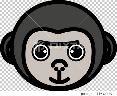 Cute gorilla illustration Cute gorilla illustration 116581151