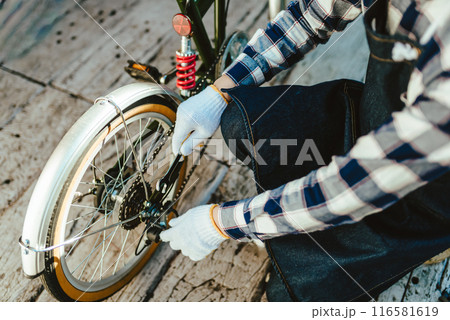 自転車修理 116581619