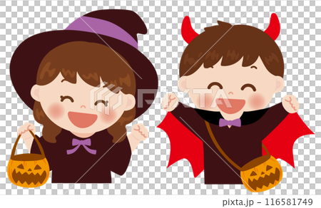 Character illustration of children dressed up 116581749