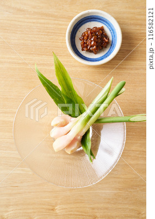 もろみ味噌と葉生姜 116582121