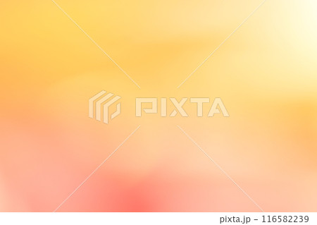 オレンジ・うす赤色系ふんわりな背景 116582239