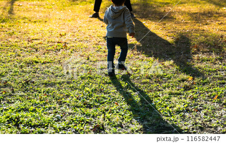 公園で遊ぶ子供 116582447