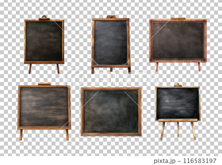 Blackboard, back to school Illustration. Watercolor Style 116583197