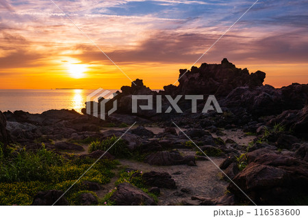 十六羅漢岩・夕景 116583600