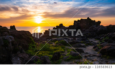 十六羅漢岩・夕景 116583613