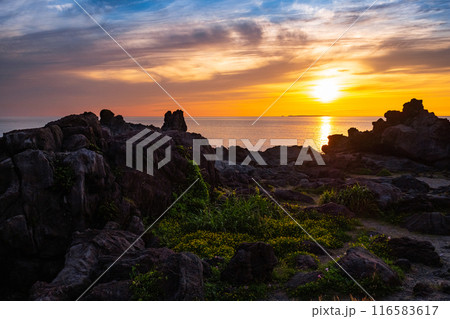 十六羅漢岩・夕景 十六羅漢岩・夕景 116583617