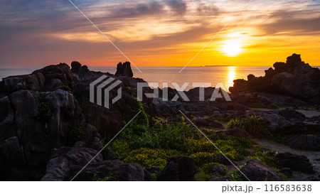 十六羅漢岩・夕景 十六羅漢岩・夕景 116583638