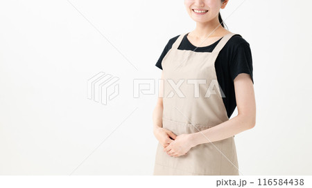 エプロンを着た女性 エプロンを着た女性 116584438