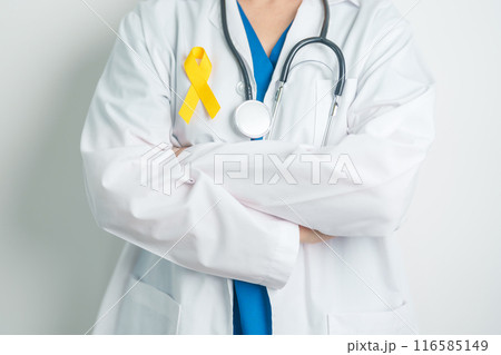 Yellow September, Suicide prevention day, Childhood, Sarcoma, bone and bladder cancer Awareness month, Yellow Ribbon for supporting people life and illness. Healthcare and World cancer day concept Yellow September, Suicide prevention day, Childhood, Sarcoma, bone and bladder cancer Awareness month, Yellow Ribbon for supporting people life and illness. Healthcare and World cancer day concept 116585149