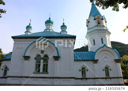 Hakodate Russian Orthodox Church Holy Resurrection Cathedral in Hakodate City in Hokkaido in northern Japan 116585674