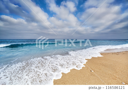 Agios Ioannis beach on the Lefkada island, Greece 116586121