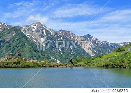 八方池と白馬三山 八方池と白馬三山 116586273