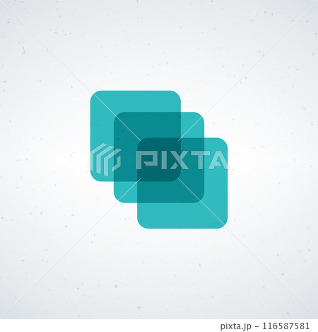 Layout Icon. Vector Layers Icon. Canvas Icon. Stack of layers. Stock vector illustration isolated on white background. 116587581