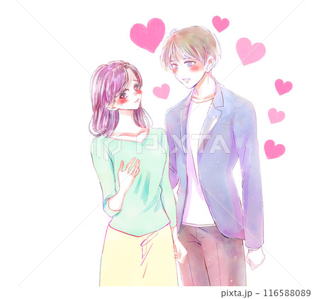 年下の男性と年上の女性　アプローチ 116588089