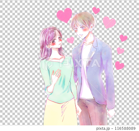 年下の男性と年上の女性　アプローチ 116588089
