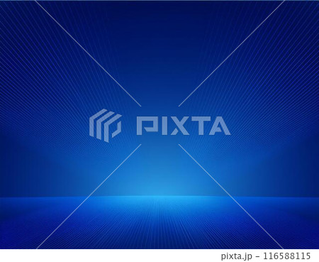 青のグラデーションと線の抽象的背景イラスト 青のグラデーションと線の抽象的背景イラスト 116588115
