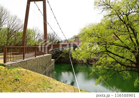 焼地台公園オロセのつり橋 焼地台公園オロセのつり橋 116588901