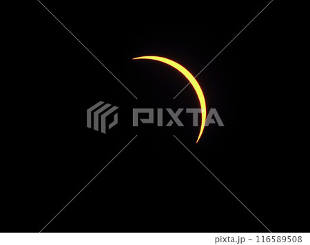 2024年4月8日 メキシコ皆既日食 部分食 2024年4月8日 メキシコ皆既日食 部分食 116589508